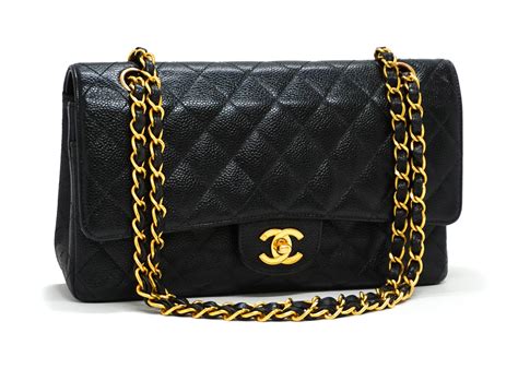 classic black chanel handbag